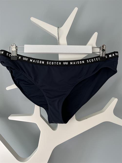 Scotch And Soda bikini overdel sort med skrift